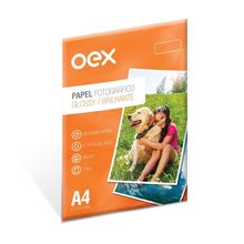Papel Fotografico 180G Oex Pf50 - 50Fls Branco