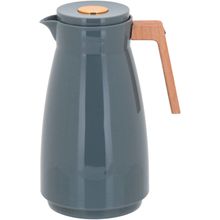 Garrafa Térmica Maison 1L Plástico Cinza Ampola Vidro GS