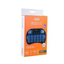 Mini Teclado Wireless Com Touch Oex Airmouse Ck103 Preto