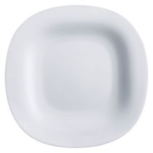 Prato Sobremesa Vidro Temperado Branco Luminarc Carine 6 Peças