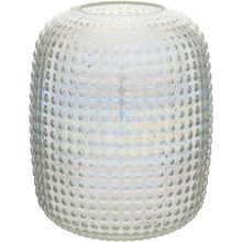 Vaso Furta-Cor Lustrado Vidro Origan 19X17X17Cm