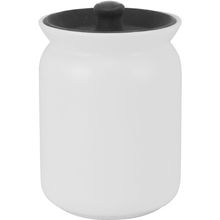 Pote Cerâmica Branco 850ml Glow 14x10x10cm