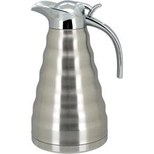 Garrafa Térmica Parede Dupla Inox Prata 1,6L Muller 26X19X15Cm