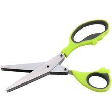 Tesoura Ervas Inox Verde 2X9X21Cm