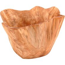 Centro Mesa Madeira Natural Wood 17X37X32Cm