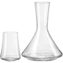 Jogo Decanter - Copos 1,4L Cristal Transparentearente 3Peças Xtra Bohemia