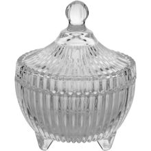 Potiche Minie 12X9X9Cm Vidro Transparente Gs