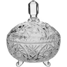 Potiche de Cristal Eco Transparente - GS - 19x16x16 cm