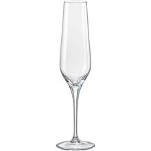 Taça Champanhe 195ml Cristal Transparente 6 Peças Bohemia