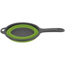 Escorredor 9X19X33Cm Silicone Verde Retrátil Cooker