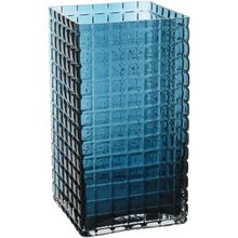 Vaso Vidro Azul Kalil 24X13X13Cm