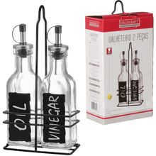 Galheteiro Vidro 200ml Oil Vinegar 2 Peças Hauskraft