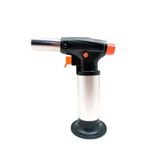 Macarico Profissional Recarregavel Prata/Laranja   Zahav