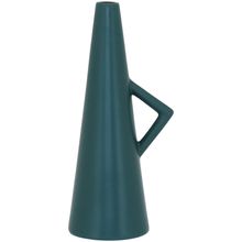 Vaso 25X10X9 cm Cerâmica Verde Shape