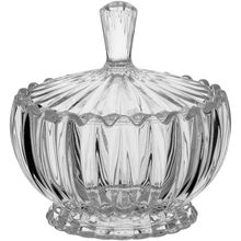 Potiche 16x16x16 cm Cristal Eco Transparente Genova - GS