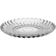 Centro Mesa 30x30 cm Cristal Eco Transparente Genova - GS