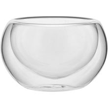 Xícara Café 4X7X7 cm 60ml Borosilicato Transparente Parede Dupla Clear