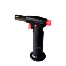 Macarico Profissional Recarregavel Preto/Vermelho  Zahav