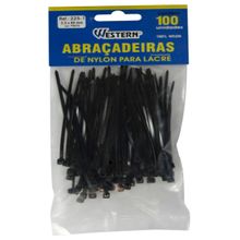 Abracadeiras Preto 2,5X80Mm Western
