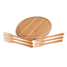 Conjunto Para Petiscos Em Bambu Córdoba - 7 Pçs Welf
