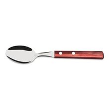 Colher Sobremesa Inox Polywood Vermelho Tramontina