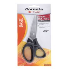 "Tesoura Basic Multiuso 8"" Corneta"