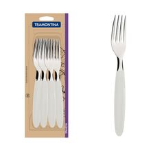 Conjunto Garfo Mesa Inox 12 Peças Ipanema Branco Tramontina