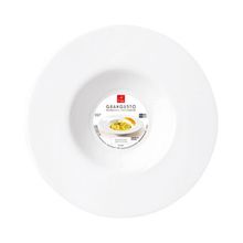 Prato Risotto Bormioli Rocco Grangusto Vidro Branco 27cm