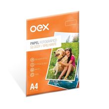 Papel Fotografico 180G Oex Pf10 - 10Fls Branco