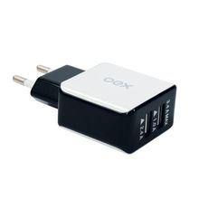 Carregador De Tomada Com Duas Entradas Usb Oex Cg201 - Preto