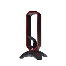 Suporte Para Headset Gamer Com Mouse Bungee E Hub - Squad Sg100 - Led Preto