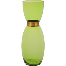 Vaso de Vidro Verde Chloro 38x14x14cm