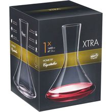 Decanter Vinho 25X19X19Cm 1,4L Cristal Transp Bohemia Xtra