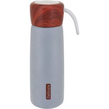 Garrafa Térmica Parede Dupla Inox Cinza 500Ml Delicate 22X7X7Cm