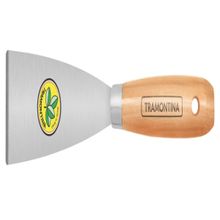 Espátula rígida 6cm com cabo madeira Tramontina