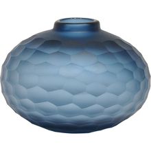 Vaso  Vidro Azul Moana 11x15x15Cm Gs