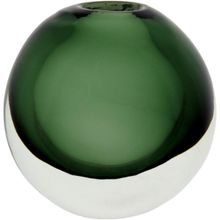 Vaso 14X12X12Cm Vidro Verde Gs