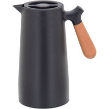 Garrafa Térmica Norden 1L Plástico Preto Ampola Vidro Gs