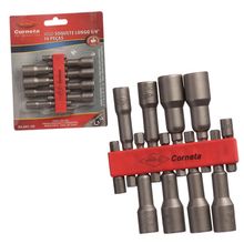 Soquete P/ Furadeira 4-13Mm 10 Peças Corneta