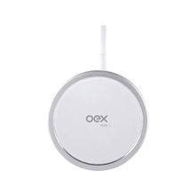 Carregador Wireless P/ Smartwatch Cw200 Branco  Oex Enjoy