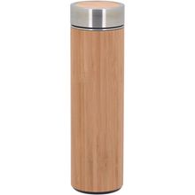 Garrafa Térmica 20X7X7 cm 500ml Inox Natural Parede Dupla Gaia