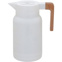 Garrafa Térmica 25X13X13 cm 1L Plástico Branco Ampola Vidro Norden