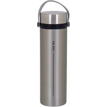 Garrafa Térmica 23X6X6 cm 450ml Inox Prata Parede Dupla Enjoy