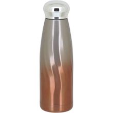 Garrafa Térmica 22X6X6 cm 380ml Inox Laranja Parede Dupla Trenton