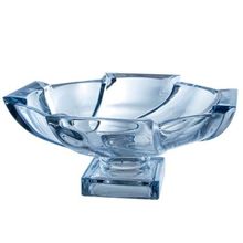 Centro De Mesa Com Pe Azul 32X11,4Xh14,5Cm New Stage Studio Crystal