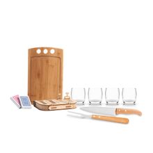 Kit Churrasco, Whisky E Truco - 8 Pçs - C/ Jogo De Baralho Welf