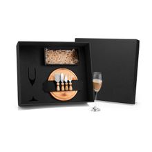 Kit para Queijo e Champagne - 6 Peças - Não Acompanha Garrafa
