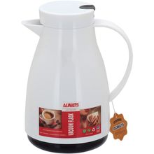Garrafa Térmica 22X13X13 cm 500ml Plástico Branco Ampola Vidro Blanc