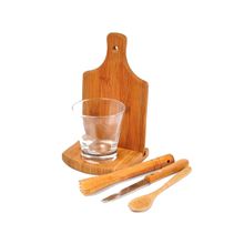 Kit Para Caipirinha Em Bambu Ibiza - 0,35 L - 6 Pçs Welf