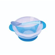 Porta Papinha Colher Azul Western